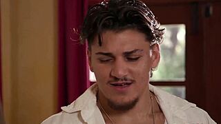 stepmom sneaks ride on stepson's cock while hubby's away