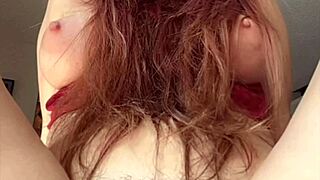 check out this italian milf's big tits and close pussy smoke