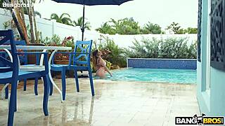 Marica's Shaved Pussy and Big Tits Take Anal Creampie!