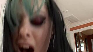 Horny Old Man Pounds Brunette Babysitter While Wife's Away