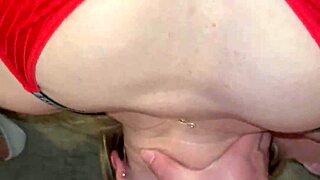 STEPMOM SUCKS MY HUGE COCK DEEP IN BEDROOM FACEFUCKS LIKE CRAZY BLONDE SLUT!