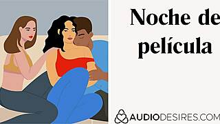 movie night turns into wild threesome orgy audio