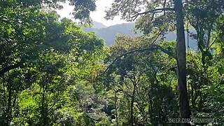 i love big clit latina milf sucking monster cock outdoors