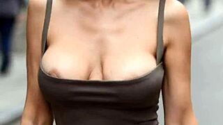 BUSTY MILFS MASSIVE NATURAL TITS BOUNCE BRALESS COMPILATION 12