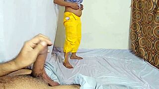 Indian milf girlfriend rides cock pov after workout moaning tight pussy amazon style