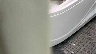 pervy stepson spies huge ass milf masturbating wildly in shower