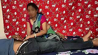 Cock-hungry aunt's pussy drilled hard in private hindi moans