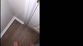 stepmom's big tits bounce in stepson sextape