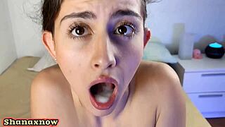 Shanaxnow's Ass Worship Massage Ends in Deepthroat Cum Swallow!