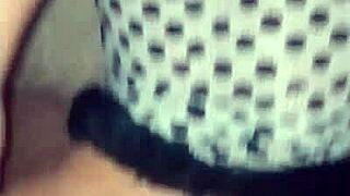 curvy egyptian wife moans uncontrollably as husband anal creampies her fat ass in bedroom