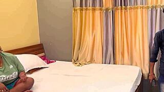 Indian wife, your big boobs bounce wild on devar's rough cock