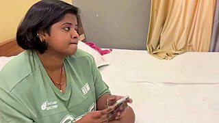 Indian wife, your big boobs bounce wild on devar's rough cock