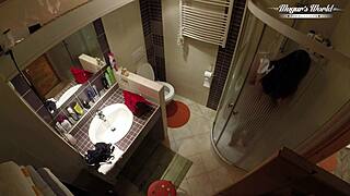 behind the scenes busty milf kira queen takes huge cock deepthroat doggystyle