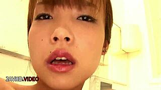 misaki tanemura's horny japanese bathroom pov blowjob intense