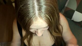 poor student girl thought it was just a gift but got creampied rough