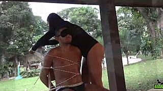 cris brasil femdom milf unleashes monster cock anal attack