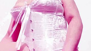 colombian madrastra's huge swollen pussy lips drip in lingerie masturbating for boss desi usa style