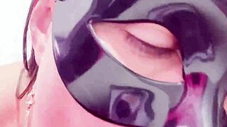 colombian madrastra's huge swollen pussy lips drip in lingerie masturbating for boss desi usa style