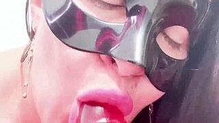 colombian madrastra's huge swollen pussy lips drip in lingerie masturbating for boss desi usa style