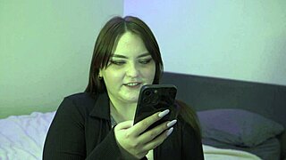 behind scenes, bbw domme pegs sub with strapon in intense femdom session