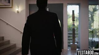 yo this horny mature dude cheats on wife with petite milf anal!
