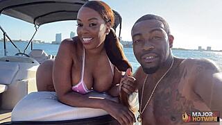boss rome major, yum, pounds busty curvy ebony milf on island getaway?