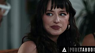 stepparents corrupt lana small 18+ with twisted taboo fingering and riding behind her back