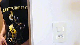 ready for kitchen sex with stepmom's deepthroat and creampie?