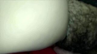 i lift my skirt for boyfriend's huge cock in my juicy latina milf pussy