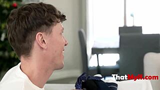 i bang my stepmom's hot best friend in wild group fun