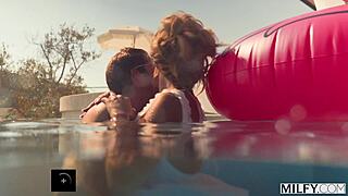 naughty blonde milf kate dalia sneaks boy toy out as hubby returns early home