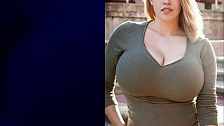 Downblouse BBW Fat Milf HUGE TITS Exposed!