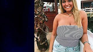 Downblouse BBW Fat Milf HUGE TITS Exposed!