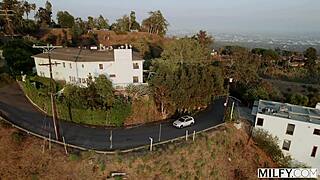 naughty blonde milf kate dalia sneaks boy toy out as hubby returns early home