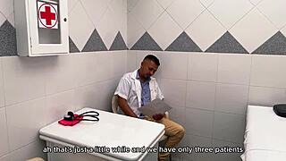 horny nurses rim patient's ass melani latina licks balls