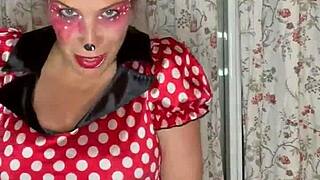 milf slut wrecks her pussy with xxl dildo in solo webcam frenzy