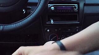 yo pov sucking cock on street feels so naughty