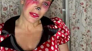 milf slut wrecks her pussy with xxl dildo in solo webcam frenzy