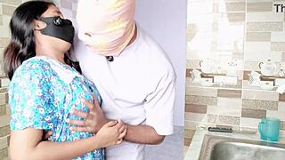 stolen moments ignite passion in secret desi bhabhi kitchen tryst