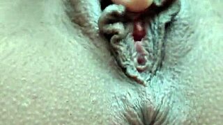 lettywild spreads juicy shaved pussy and tight anus closeup