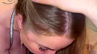 stepson facefucks mom hard with huge cock then pounds