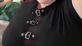 bbw goth gf, wanna see me fuck creamy pussy with huge dildo?