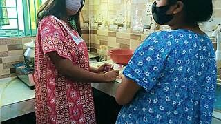 Daddy, should I drop these panties for kitchen sex with your hot desi bhabhi friend?