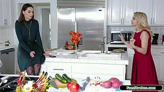 Stepdaughter Bound Tight for Daddy's Forbidden Family Dinner Feast