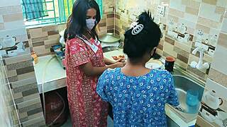 Daddy, should I drop these panties for kitchen sex with your hot desi bhabhi friend?