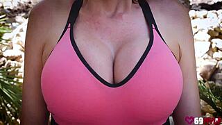 ariella ferrera milf workout blowjob pussy orgasm tease