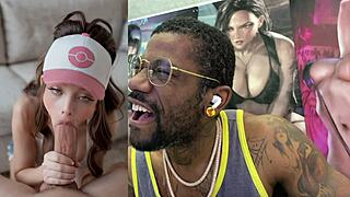 Big Breast Punk Teen's Tight Pussy Drowned in Bukkake While Blonde Milf's Thicc Tits Get Cum Soaked