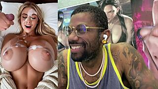 Big Breast Punk Teen's Tight Pussy Drowned in Bukkake While Blonde Milf's Thicc Tits Get Cum Soaked