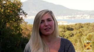 Chloe's Blonde Fire Craves Hard French Milf Sex in Lingerie