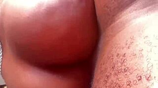 Ebony Milf Wife's Massive Ass Worshiped by Monster Cock in Femdom Lick Fest